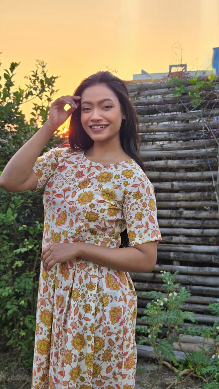 Floral Cotton Dress