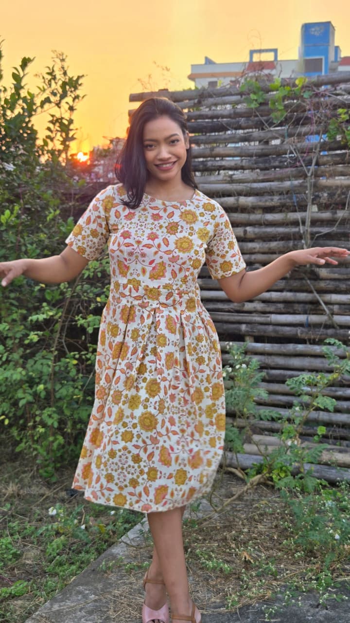 Floral Cotton Dress
